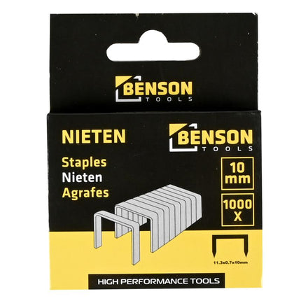 Benson Nietjes - 10 mm - Type 11 - Verzinkt - 1000 Stuks