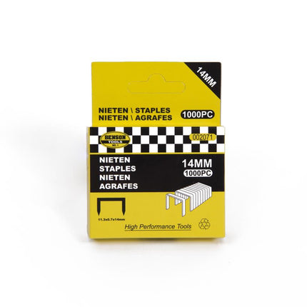 Benson Nietjes - 14 mm - Type 11 - Verzinkt - 1000 Stuks