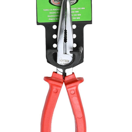 Hofftech Gebogen Telefoontang - 200 mm - Cr-V - Precisie Grijpen & Knippen