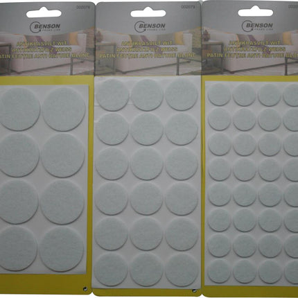 Benson Antikrasvilt Set - Wit - Mix Assortiment - Sterk Klevend