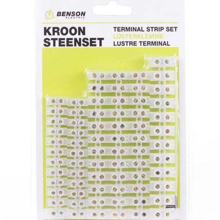 Benson Kroonsteenset - 72 stuks - 3 maten - Duurzaam Plastic