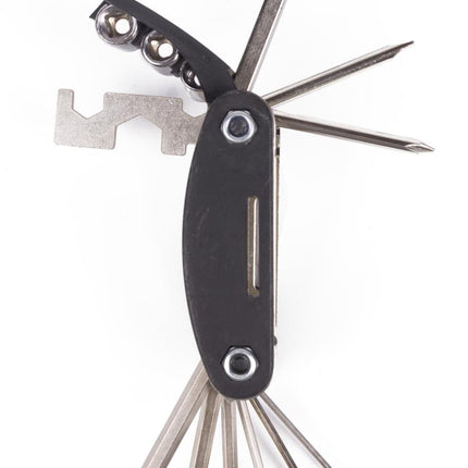 Benson Fiets Multitool - 16-delig - Compacte Reparatieset - Zwart