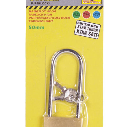 Stahlex Hoog Hangslot – 50 mm – Veiligheidscategorie C – 3 Sleutels