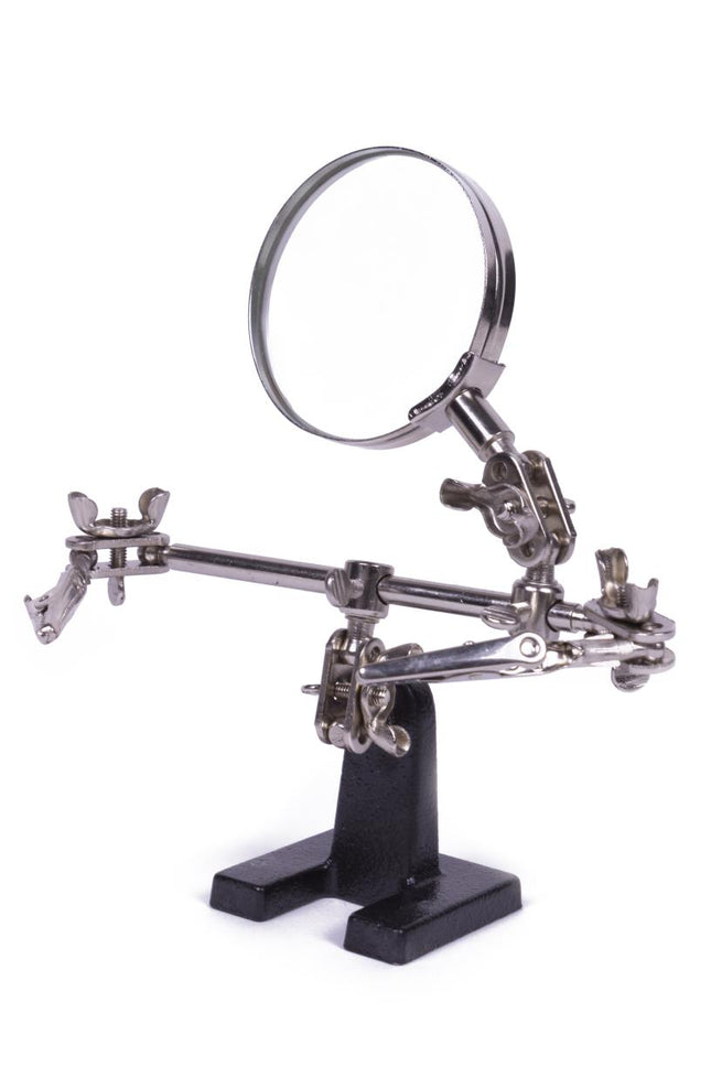 Benson Derde Hand met Vergrootglas & LED - Soldeerhulp - Dealzzz.nl