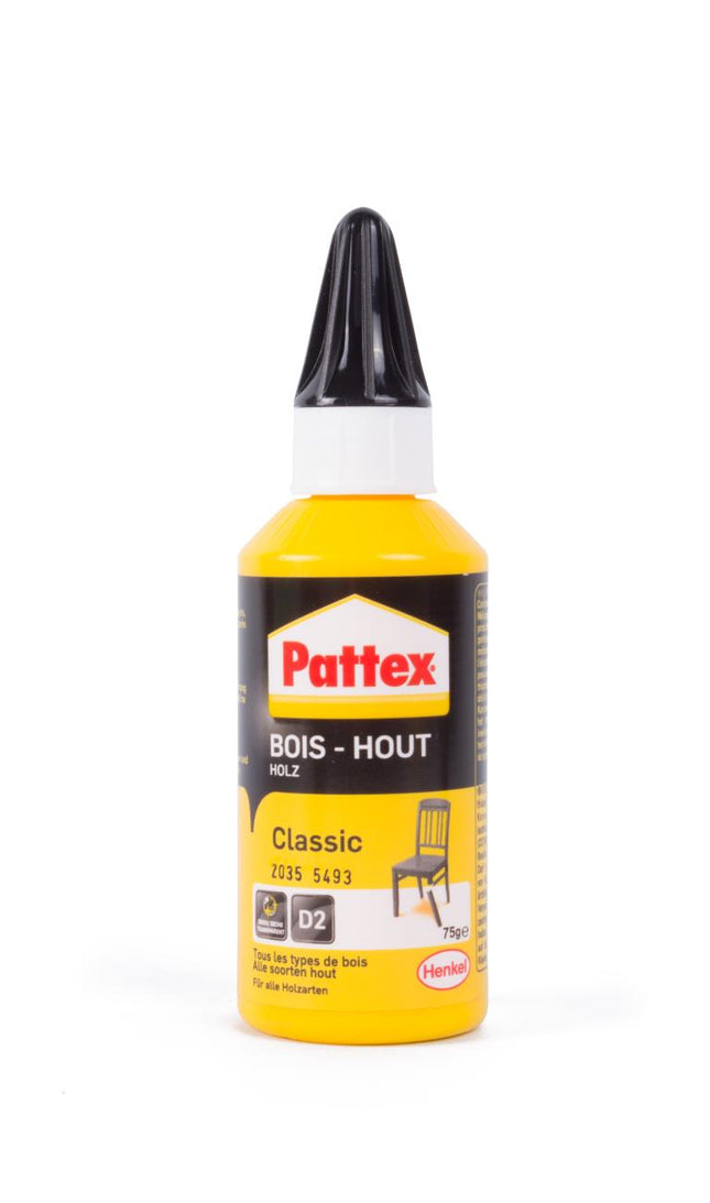 Pattex Houtlijm Classic – 75 gram – Transparant & IJzersterk