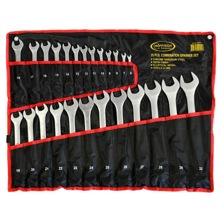 Hofftech Ring-steeksleutelset - 25-delig - 6 t/m 32 mm - Chroom-Vanadiumstaal