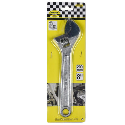 Benson Verstelbare Moersleutel - 8" (20 cm) - Staal - Duurzaam en Veelzijdig