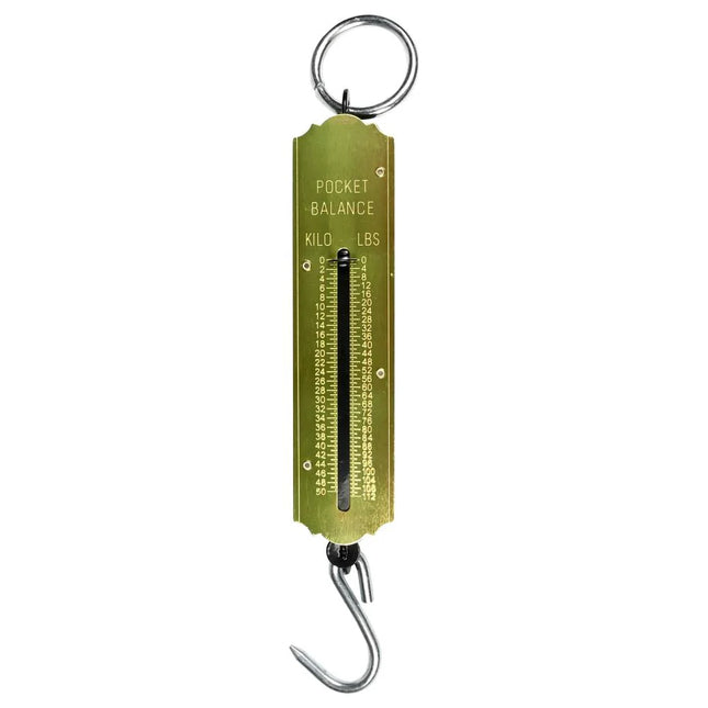 Benson Unster Pocket Balance - 50 kg - Messing - Analoog