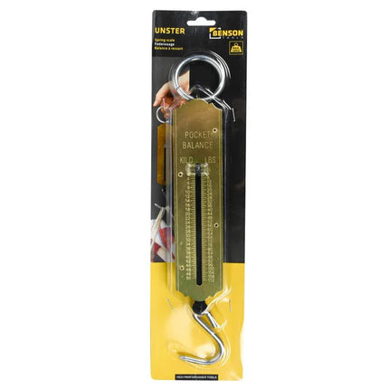 Benson Unster Pocket Balance - 50 kg - Messing - Analoog