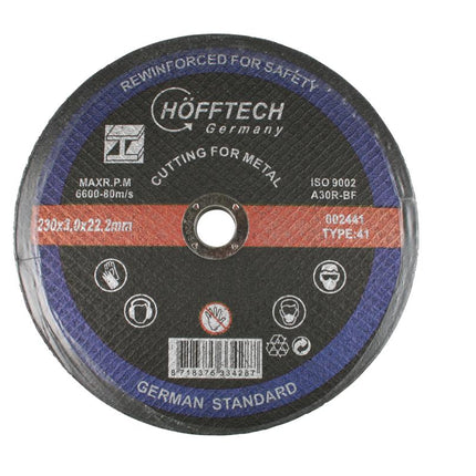 Hofftech Doorslijpschijf Metaal - Ø 230 mm - 3.0 mm - Krachtig & Duurzaam