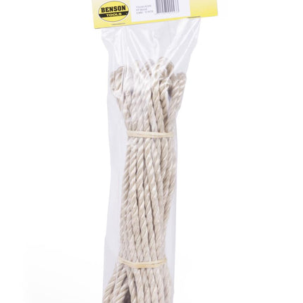 Benson Touw Beige/Bruin 6 mm x 10 Meter - Natuurlijke Uitstraling
