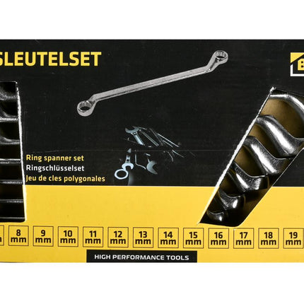 Benson Ringsleutelset - 8-delig - 6 t/m 22 mm - Chroom-Vanadiumstaal