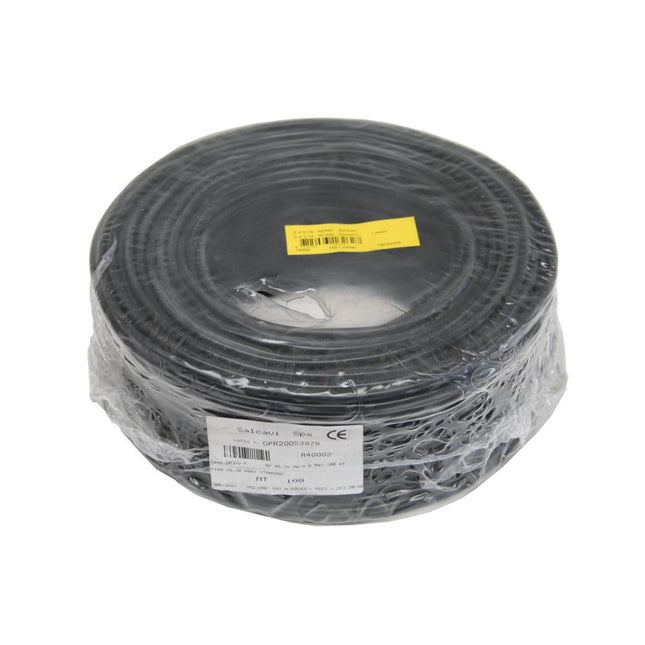 Dealzzz Stroomkabel Rond - 2 x 0.75 mm² - 100 meter - Zwart - PVC