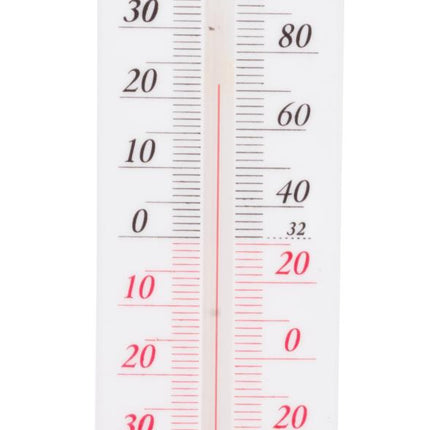 Benson Buitenthermometer - Wit - 20 cm - Voor Binnen & Buiten
