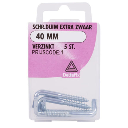 Benson Schroefduim Extra Zwaar – 40 mm – Verzinkt
