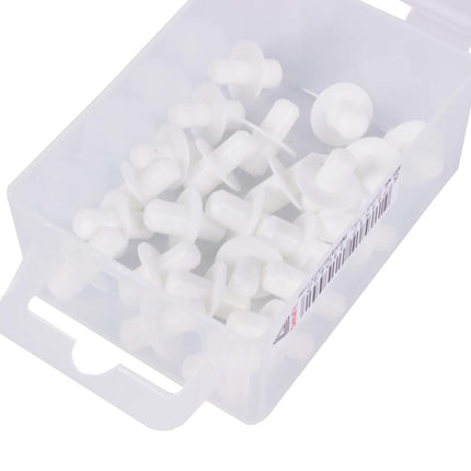 Deltafix Kunststof Plankendragers – 10 x 5 mm – Set van 24