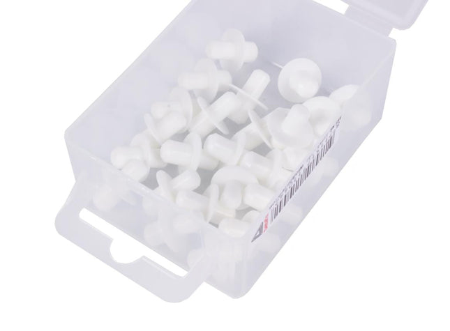 Deltafix Kunststof Plankendragers – 10 x 5 mm – Set van 24