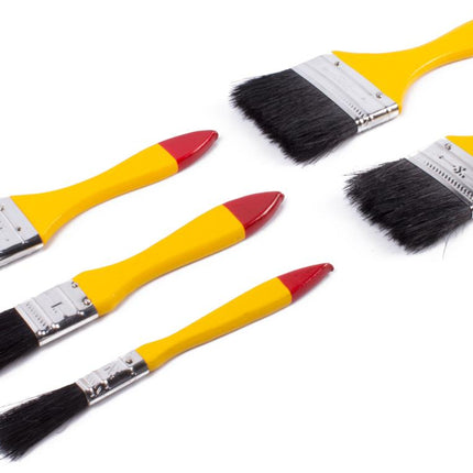 Benson Verfkwastenset Plat 5-delig - Diverse Maten - Voor 2-Componenten
