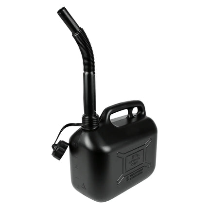 Jerrycan 5 Liter - Rood - Voor Benzine & Mengsmering - HDPE