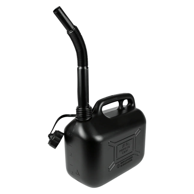 Jerrycan 5 Liter - Rood - Voor Benzine & Mengsmering - HDPE