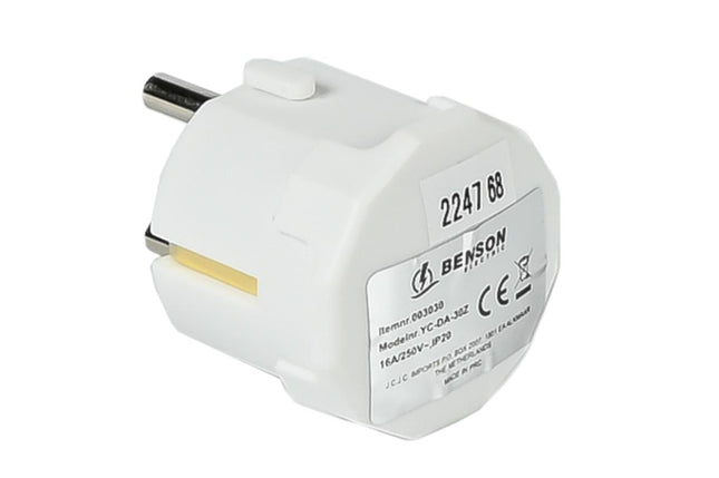 Benson Haakse Randaardestekker – Wit – 3500 Watt