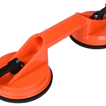 Benson Dubbele Zuignaphouder - 50 kg - Ø 115 mm - Oranje