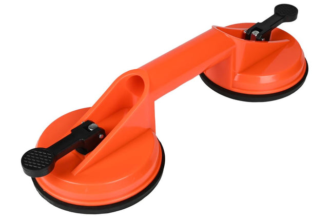 Benson Dubbele Zuignaphouder - 50 kg - Ø 115 mm - Oranje