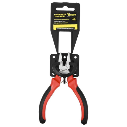 Benson Mini Combinatietang - 120 mm - Koolstofstaal - Terugverend