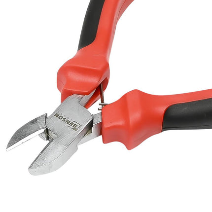 Benson Mini Zijsnijtang - 115 mm - Precisie & Comfort - Rood/Zwart