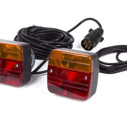 Benson Magnetische Verlichtingsset - 7,5m + 2,5m Kabel - 7-Polig