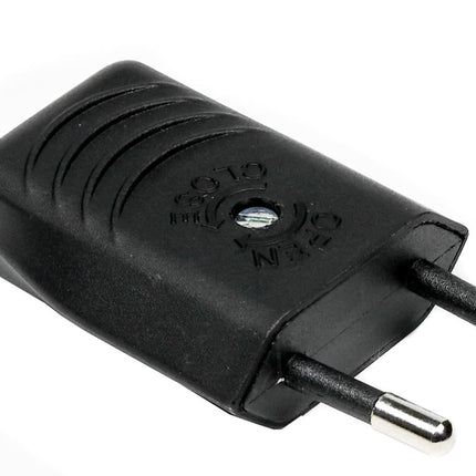 Benson Platte Eurostekker – Zwart – 2.5 Ampère – Type C