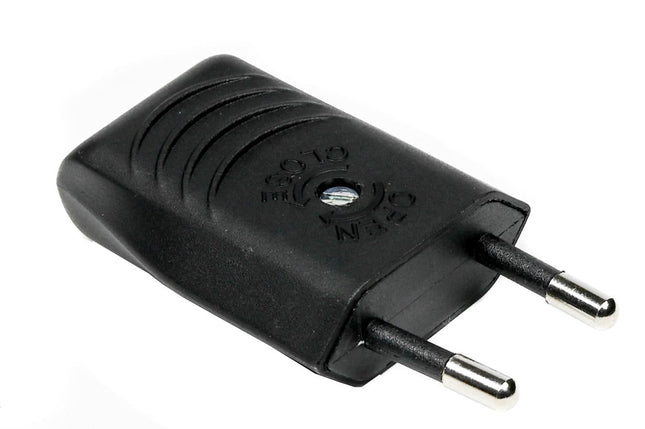 Benson Platte Eurostekker – Zwart – 2.5 Ampère – Type C