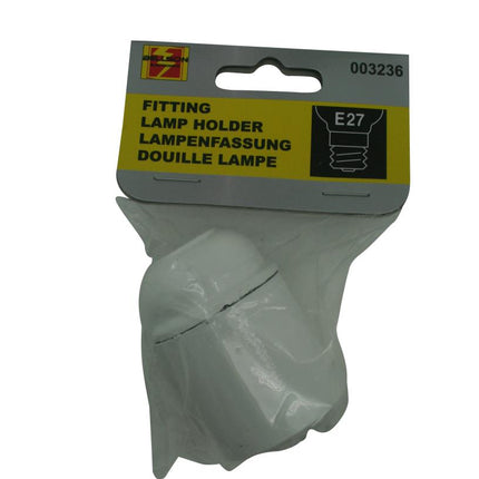 Benson Fitting E27 – Wit Bakeliet – Duurzame Lamphouder