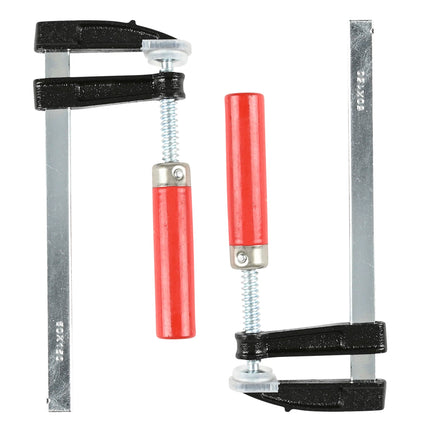 Benson Lijmklemset - 150 x 50 mm - 2-delig - Smeedbaar Gietijzer - In Etui