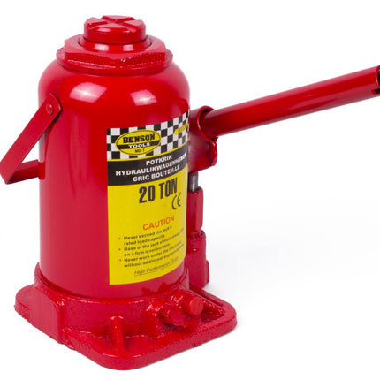 Benson Hydraulische Potkrik – 20 Ton – Hefbereik 22-45 cm – Professionele Kracht