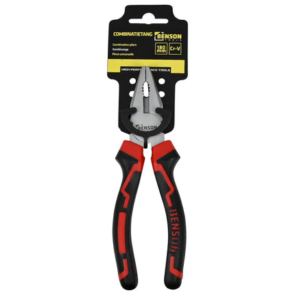 Benson Combinatietang - 180 mm - Chroom-Vanadium - Krachtige Grip