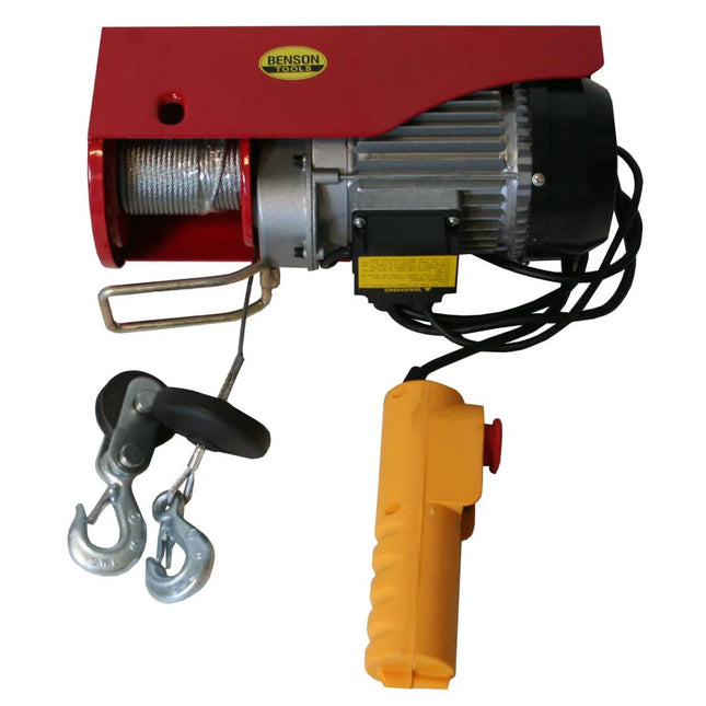 Benson Elektrische Takel – 780W – 12 Meter Staalkabel – Maximaal 500 kg – 230V
