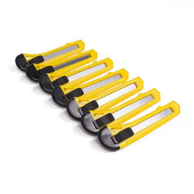 Benson Afbreekmessen Set - 18 mm - 7-delig - Ergonomisch & Krachtig