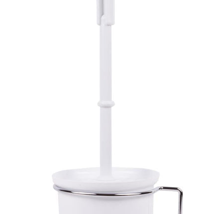 Benson Toiletborstel met Houder - Wit - Hygiënisch - 39 cm