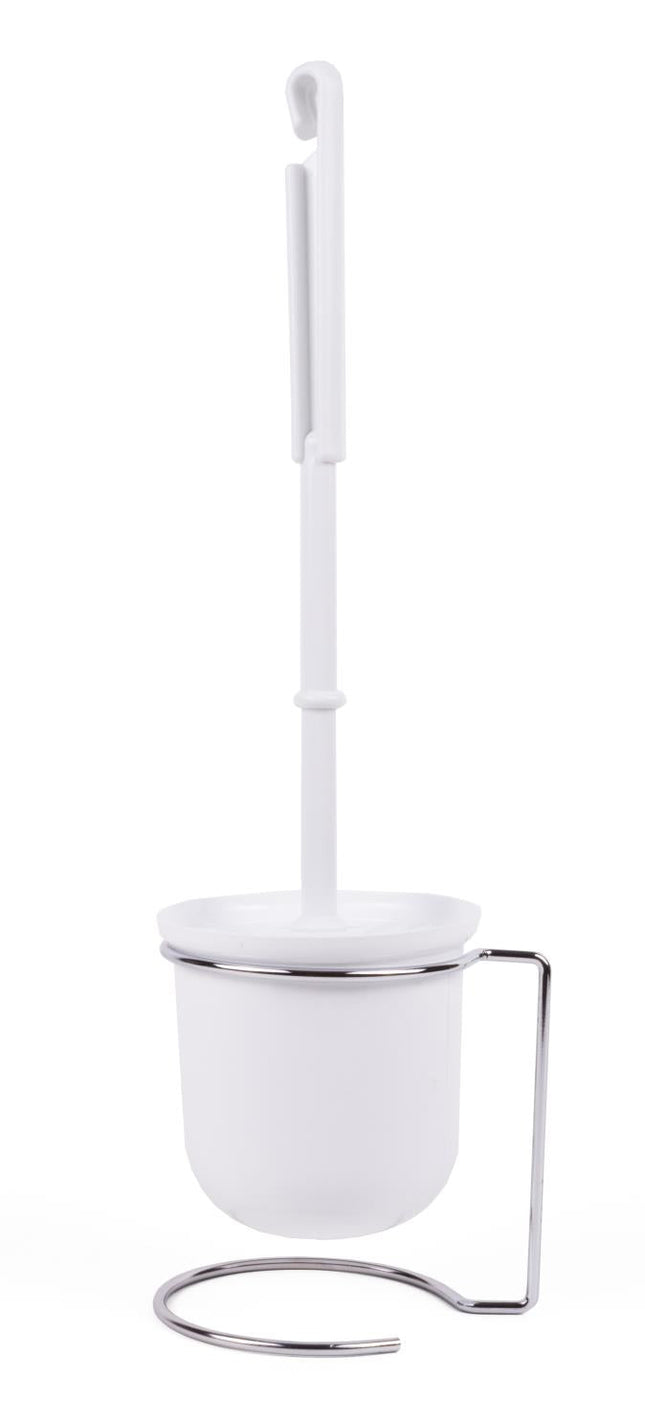 Benson Toiletborstel met Houder - Wit - Hygiënisch - 39 cm