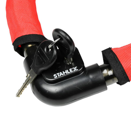 Stahlex Pantserslot 555 - 100 cm - 22 mm - Rood - Gehard Staal