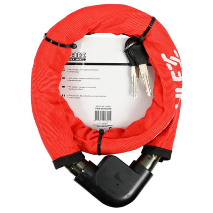 Stahlex Pantserslot 555 - 100 cm - 22 mm - Rood - Gehard Staal