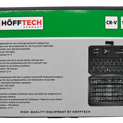 Hofftech Bitbox - 100-delig - Universele Bitset inclusief Veiligheidsbits & Accessoires