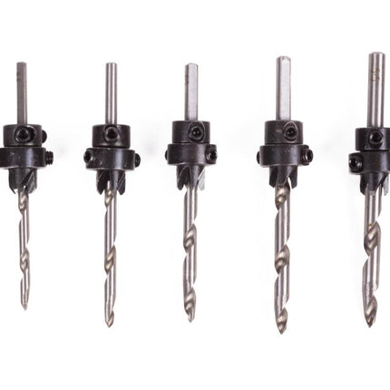 Benson Verzinkboorset - 7-delig - Ø 3 t/m 6 mm - Traploos Instelbaar