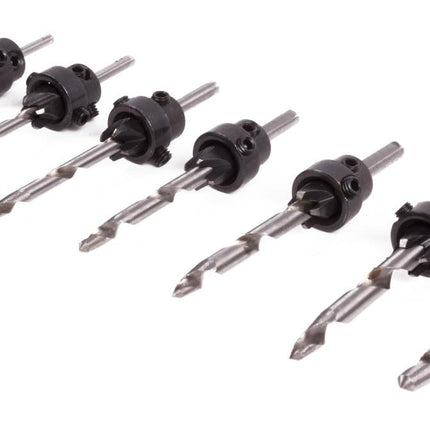 Benson Verzinkboorset - 7-delig - Ø 3 t/m 6 mm - Traploos Instelbaar