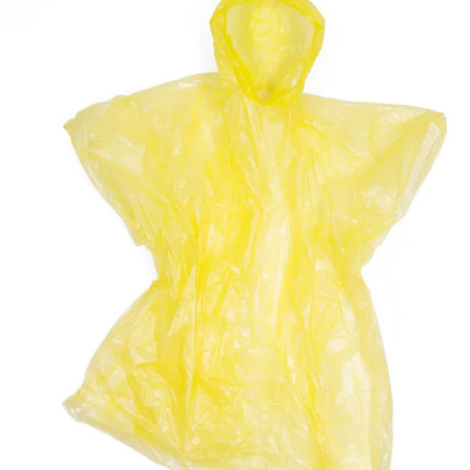 Benson Universele Wegwerp Poncho – Lichtgewicht – Transparant – Mix Kleur