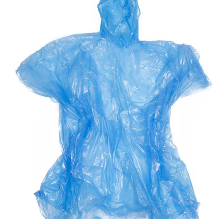 Benson Universele Wegwerp Poncho – Lichtgewicht – Transparant – Mix Kleur