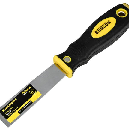 Benson Plamuurmes 1" (2,54 cm) - RVS - Soft Grip - Afgerond