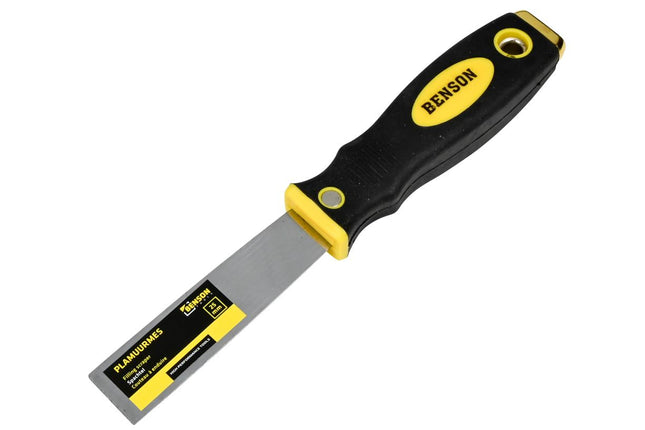 Benson Plamuurmes 1" (2,54 cm) - RVS - Soft Grip - Afgerond