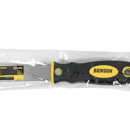 Benson Plamuurmes 1" (2,54 cm) - RVS - Soft Grip - Afgerond
